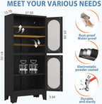 GAIOUS Black Kitchen Pantry Cabinet, Pantry Storage Cabinet - Image 2