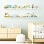 Fixwal Nursery Book Shelves, 32 Inch Floating Bookshelves - Image 3