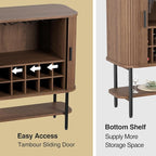 FiveWillowise Coffee Bar Cabinet - Image 6