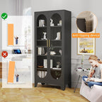 PAOFIN 71" H Locking Display Cabinet - Image 8