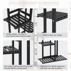 Laiensia Bamboo Plant Stand Rack 6 Tier, Indoor&Outdoor Planter Display Shelves - Image 7