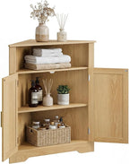 Smuxee Bathroom Corner Cabinet, Floor Corner Storage Cabinet - Image 9