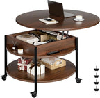 FABATO Round Lift Top Coffee Table by FABATO