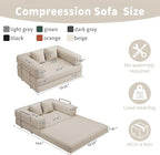 BSHOMGI 4 in 1 Futon Sofa Bed Queen Size - Image 2
