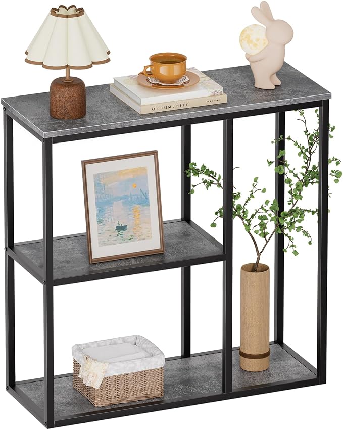 WOHOMO Console Table, 12 Inch Narrow Entryway Table by WOHOMO