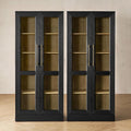 mopio Blake Tall Display Cabinet, Kitchen Buffet Pantry Cupboard, Trophy by MopioInc