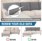 H.VERSAILTEX Backrest Cushion Covers Sectional Couch Back Cushion Covers - Image 5