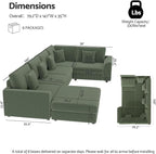 Oversized Modular Sectional Sofa - Image 2