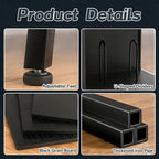 Faesun Flip Top Record Player Stand, Large Turntable Stand Holds up to 150+ - Image 6