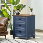 Joaxswe Night Stand Set of 2, Farmhouse 18" End Table - Image 2