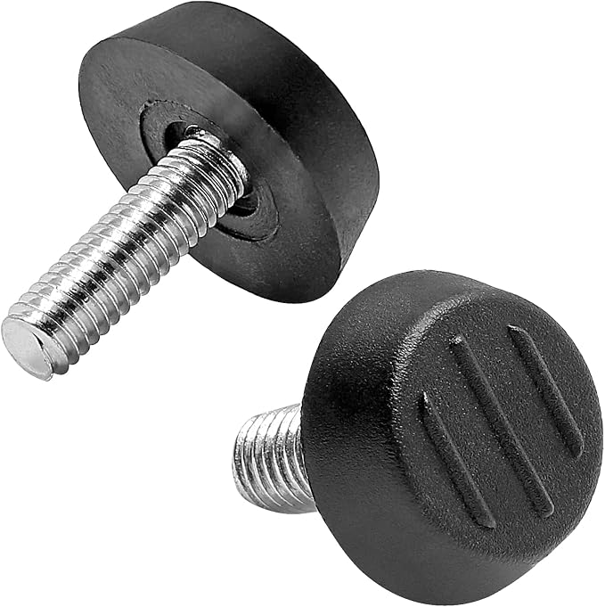 Zorfeter 30 Pcs Screw in Threaded Furniture Adjustable Levelers, M6 x 18mm - Image 3