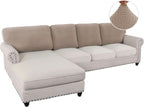 H.VERSAILTEX Backrest Cushion Covers Sectional Couch Back Cushion Covers - Image 2