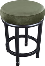 Meridian Furniture 977Green-C Monette Collection Art Deco Counter Stool - Image 6