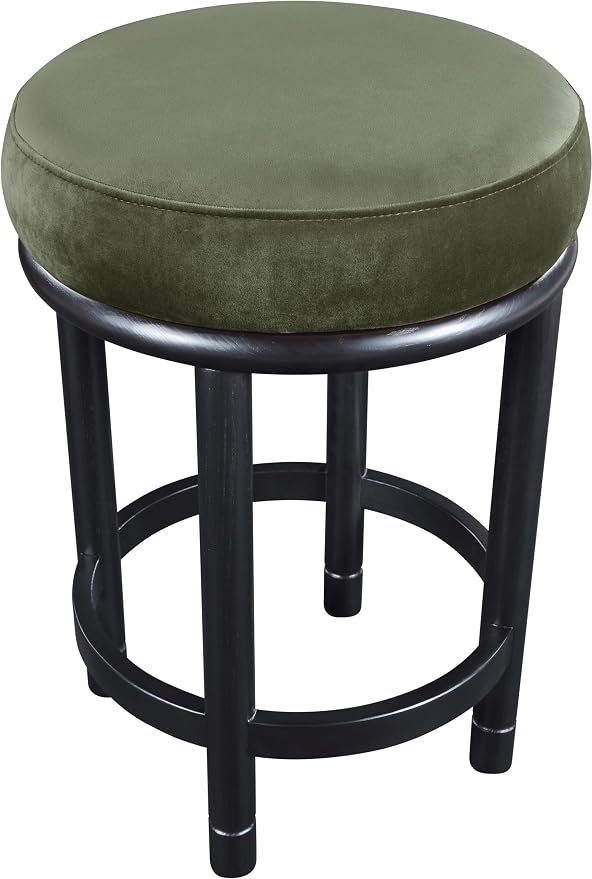 Meridian Furniture 977Green-C Monette Collection Art Deco Counter Stool - Image 6