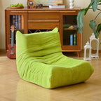 N&V Fireside Floor Sofa- Mid-Century Modern Armless Lounge Chair by NV