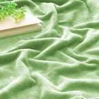 BEDELITE Fleece Blanket Soft Plush King Bed Blanket Grass Green 108"x90" | - Image 5