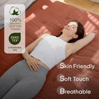 ZonLi Japanese Floor Futon Mattress Twin Size 75"x 39", 100% Cotton Cover 4'' - Image 2
