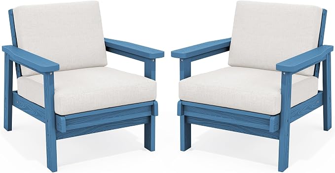 SERWALL HDPE Outdoor Couch Set of 2 by SERWALL