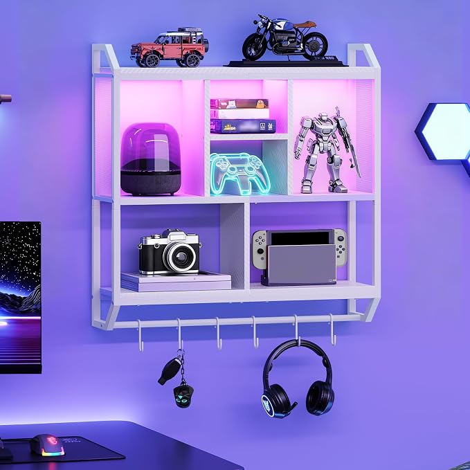 HOOBRO Gaming Floating Shelves by HOOBRO