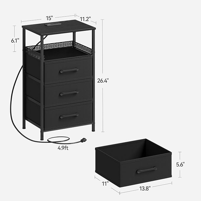 JARHETUN Night Stand Set 2 - Image 3