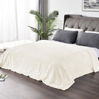 BEDELITE 3D Ribbed Jacquard Cream Blankets Queen Size - Image 6