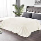 BEDELITE 3D Ribbed Jacquard Cream King Size Blankets - Image 6