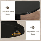 Einhomn 43-59" Extendable Round Dining Table, Kitchen Table - Image 7