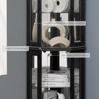 Anwick Corner Display Curio Cabinets - Image 7