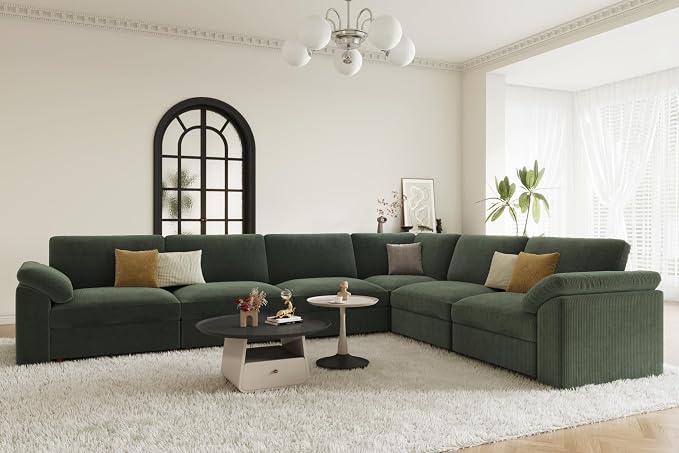 EASE MOOSE Oversized Sectional Modular Sofa, Large L Shape Sectional Couch Wide - Image 3
