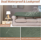 Easy-Going 100% Waterproof Oversized Chair Couch Cover, Stretch Sofa Cover | - Image 3