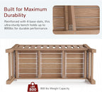 Stoog All-Weather Garden Bench & Chairs Set, 3-Piece Patio Furniture Set - Image 5