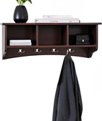Shaker Cottage Wall-Mounted Coat Rack by AlaterreFurniture