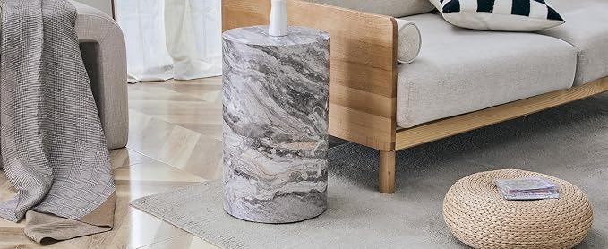12'' Luxury Cylinder Side Table - Image 8