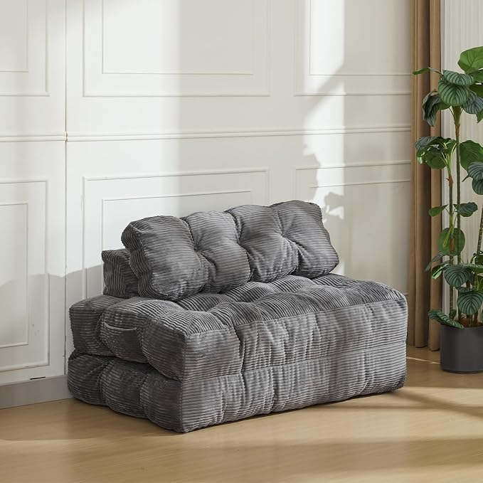 Folding Sofa Bed, Convertible Folding Out Sofa Bed by Unknown