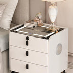 Smart Nightstand with Wireless Charging, with Fingerprint Lock Drawer, Night - Image 3