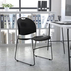Flash Furniture Hercules Series Ultra-Compact Plastic Stacking Event/Waiting - Image 2