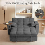 Auvsoce 65'' Convertible Sleeper Sofa Bed - Image 4