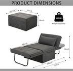 BIGSYY Sofa Bed, Dark Grey - Image 2