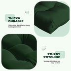DANGHOOGY Wicker Chair Cushions, Waterproof Outdoor Loveseat Cushions - Image 5