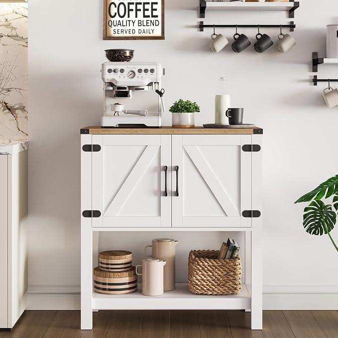 Mufico Console Table Coffee Bar Cabinet Sofa Table, 31.5 L x 13.8 D x 34.65 H by Mufico