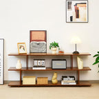 Bamboo TV Stand for TVs up to 65", 3 Tier Accent Entertainment Center - Image 4