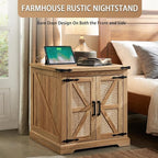 Barnyatoh Farmhouse Boho End Table - Image 4