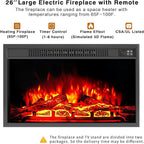 YESHOMY Fireplace TV Stand for Television up to 65+ Inch - Image 6