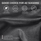 ANARACHON Leather Look Couch Arm Covers Set of 2 Armrest Covers - Image 5