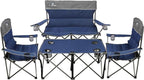 Camping Chair Set of 3, Outdoor Folding Camping Chairs by CAMPHILL