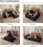 104" L Shaped Boneless Sectional Couches - Image 3