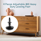 M8 Leveling Feet with 4-Pronged Nut, Adjustable Leg Levelers Heavy Duty - Image 5
