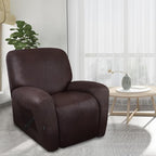 ANARACHON Leather Look Recliner Chair Covers Stay in Place 4-Piece Recliner - Image 2