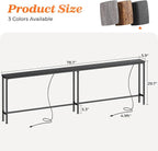 SUPERJARE 79 Inch Sofa Table - Image 3