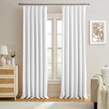 Custom Pleat Curtains & Drapes 100 Inches Long, Thermal Insulated Cabin by KEQIAOSUOCAI